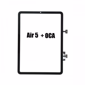 Skārienekrāna digitizers saderīgs ar "Pro+" Apple iPad Air 5 (2022) / melns / stikls + OCA XH 250um