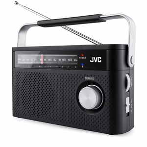 JVC RA-E315B – pārnēsājams radio, melns