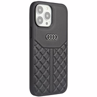 Audi īstas ādas viedtālruņa apvalks iPhone 13 Pro / 13 6.1 melns
