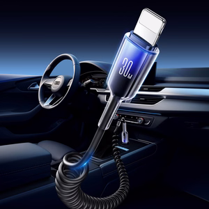 USB-C - Lightning kabelis Joyroom S-A43 30W 1.5m melns