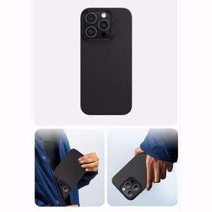 Benks Magnētiskais Armor Air Kevlar viedtālruņa apvalks iPhone 16 Plus - PC rāmis 600D - melns (m)