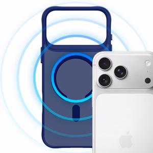 3mk Smoke MagCase futrālis iPhone 17 Pro Max - Zils - caurspīdīgs