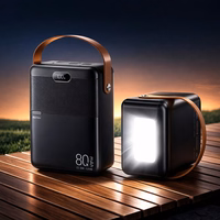 Ārējā baterija Power Bank Remax RPP-118 22.5W 80000mAh melna