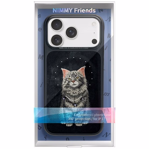 Nimmy Lucky Fashion Cat MagSafe maciņš iPhone 17 Pro melns