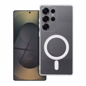 Чехол для Samsung A07 5G Clear Case 2 mm Mag Cover совместимый с MagSafe (защита камеры) прозрачный
