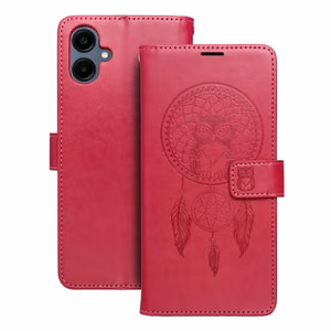 MEZZO grāmatu viedtālruņa apvalks SAMSUNG A06 sapņu ķērājs magenta