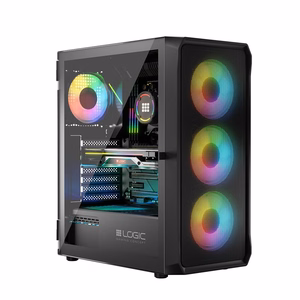 Logic PORTOS ARGB MINIDI USB 3.0 korpuss melns