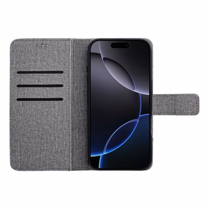 Viedtālruņa apvalks (m) GOMMA Book SAMSUNG A21s - pelēks (m)