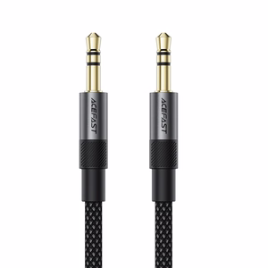 Acefast J10 AUX cable mini jack 3.5mm 1m - black