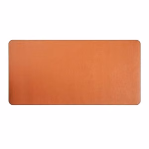 Liels PVC ādas peles paliktnis, 1200x600, oranžs