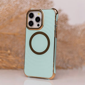 Circle Glam Magnētiskais viedtālruņa apvalks iPhone 13 Pro 6,1" piparmētru