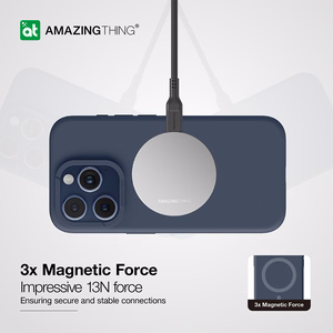 Amazing Thing Smoothie Magsafe apvalks 8FT IP156.7PSMBU Iphone 15 Pro Max tumši zila