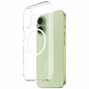CARE by PanzerGlass Flagship Urban Explorer viedtālruņa apvalks ar baltu magnētisko MagSafe, paredzēts iPhone 17 – caurspīdīgs