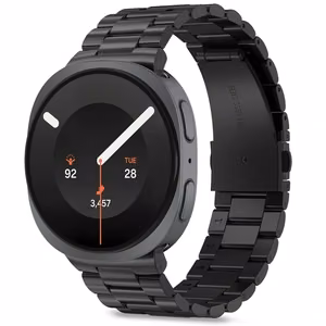 Tech-Protect Stainless Steel aproce modelim Samsung Galaxy Watch 40/44/46 mm – melna