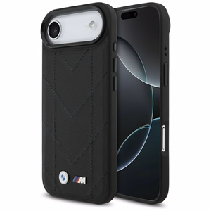 BMW M klostēts logotips Magnētiskais apvalks iPhone 17 Air - melns