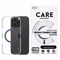 CARE by PanzerGlass Flagmanis viedtālruņa apvalks iPhone 16 Pro 6.3" zils/zils Magnētiskais 1366