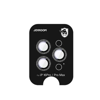 Joyroom JR-MSF0303 Aizsargstikls iPhone 16 Pro/16 Pro Max lēcām - melna