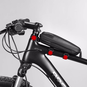 Rockbros B60 ūdensnecaurlaidīga velosipēda rāmja soma - melna