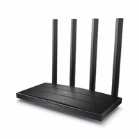 TP-Link ARCHER C6 V4.0 wireless router Gigabit Ethernet Dual-band (2.4 GHz / 5 GHz) melns