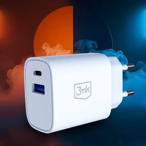 3mk FlowPower 30W 1A1C PD 3.0 QC4+ sienas lādētājs - balts