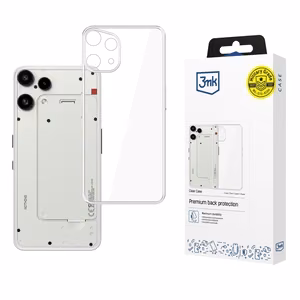 3mk caurspīdīgs futrālis telefonam Nothing Phone (3a) Lite - caurspīdīgs