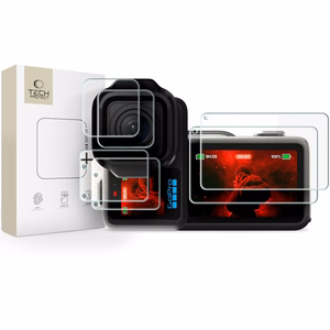 Tech-Protect Glass Fit+ 2 daļu stikla un plēves komplekts GoPro Mission 1 / Pro