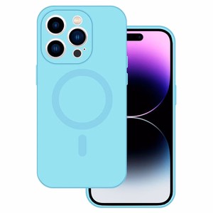 TEL PROTECT MagSilicone Viedtālruņa apvalks Iphone 11 - gaiši zils