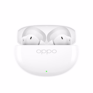 OPPO pilnībā bezvadu austiņas Enco Air5 Bluetooth, iekšauss, mikrofons, spīdīgi balta, trokšņa slāpēšana, bezvadu