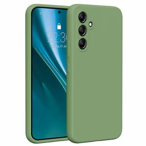 Etteri silikona viedtālruņa apvalks Samsung Galaxy A54 5G - gaiši zaļš