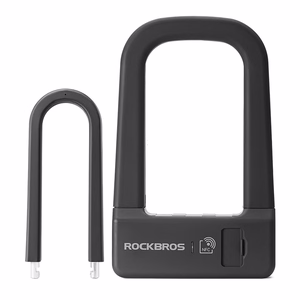 Rockbros RBNS1 SMART velosipēda slēdzene ar NFC lasītāju - melna