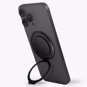 Uniq Gripfit Premium 360 magnētiskais turētājs ar statīvu – melns / oglekļa melns