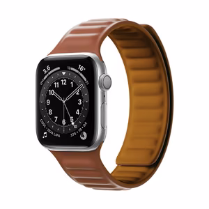 Magnetic Strap Magnētiskā Siksniņa Rokassprādze Apple Watch 38/40mm - brūna