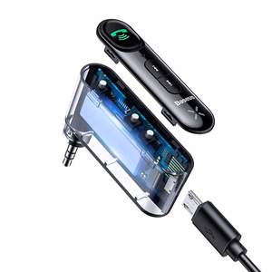 OS-Baseus BSBA-02 AUX Bezvadu audio uztvērējs melns