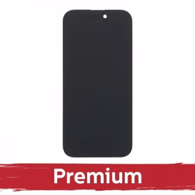 LCD displejs saderīgs ar iPhone 16 melns / 100% Oriģināls oficiāls / (+ Proximity Sensor Flex)