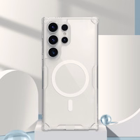 Nillkin Nature Pro bruņots viedtālruņa apvalks ar magnētisko gredzenu Samsung Galaxy S24 Ultra - balts