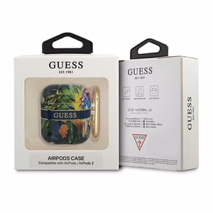 Guess GUA2HHFLB AirPods apvalks zils/zils Ziedu kolekcija