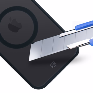 3mk Smoke Magnētiskais viedtālruņa apvalks Apple iPhone 12 Pro Max - melns