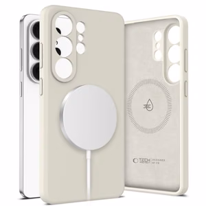 Tech-Protect Silikona MagSafe Maciņš for Samsung Galaxy S26 Ultra - bēšs