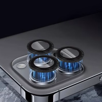 Rūdītais stikls Tel Protect Titanium objektīva 99% AR Aramid sērija kamerai Iphone 16/16 Plus (2 gab.)