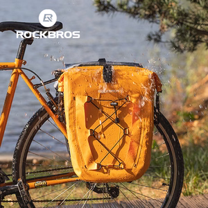 Rockbros 30140022003 ūdensnecaurlaidīga velosipēda bagāžnieka soma, oranža