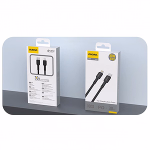 USB Kabelis Dudao L9X melns Type-C / Lightning 200cm (līdz 30W)