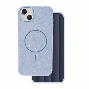 Glitter Thin Mag maciņš for iPhone 17 Pro 6,3" zils