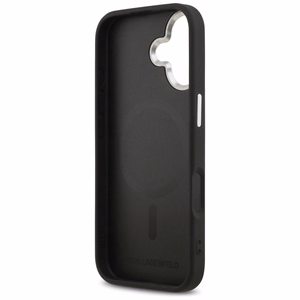 Karl Lagerfeld Karl & Choupette Piespraudes Magnētiskais viedtālruņa apvalks iPhone 17 - melna
