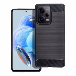 CARBON viedtālruņa apvalks XIAOMI Redmi Note 12 Pro 5G melns
