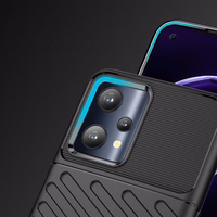 Viedtālruņa apvalks (m) Thunder Case skirtas Realme 9 Pro elastīgs bruņots (m) - melns (m)