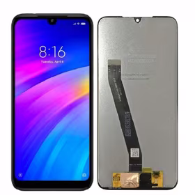 LCD Displejs Saderīgs ar Xiaomi Redmi 7 Melns HQ