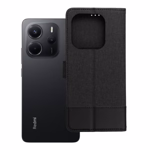 Flip case for Xiaomi Redmi Note 14 4G (Global - 164.84mm x 78.15mm x 8.16mm) Gomma Book black