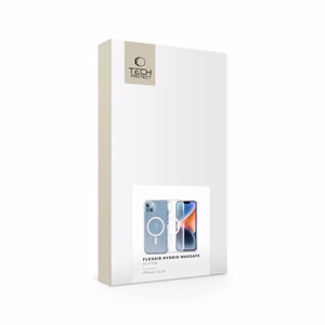 Tech-Protect FlexAir Hybrid Magnētiskais iPhone 13/14 apvalks - caurspīdīgs ar spīdumiem