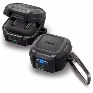 Spigen Lock Fit maciņš Samsung Galaxy Buds 4 / 4 Pro - Matte melns