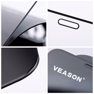 6D Pro Veason Aizsargstikls (komplekts 10 vienību) - skirta iPhone 17 melns